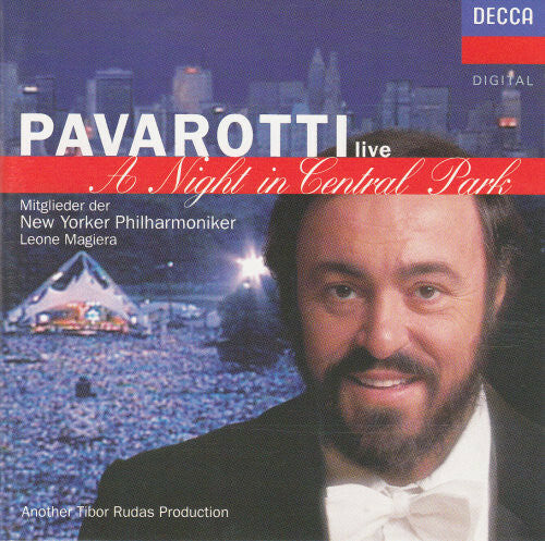 Luciano Pavarotti - A Night In Central Park - Luciano Pavarotti - CD