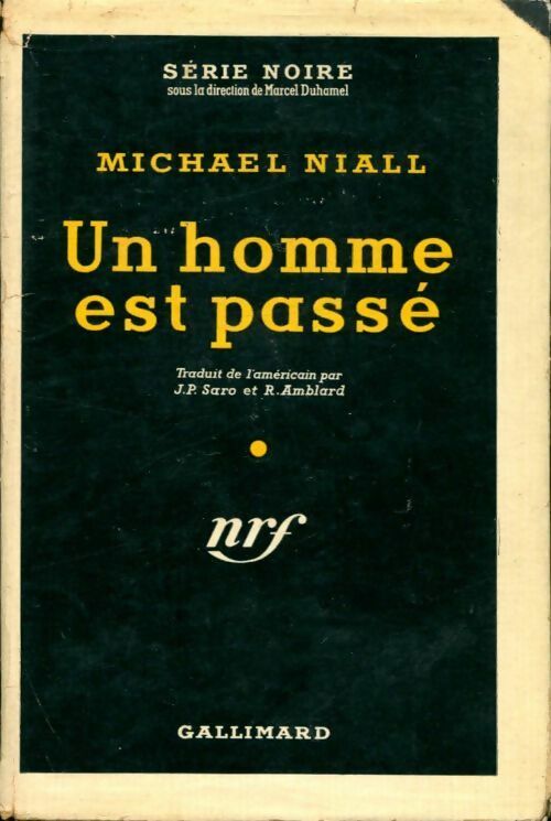 Un homme est passé - Michael Niall - Livre