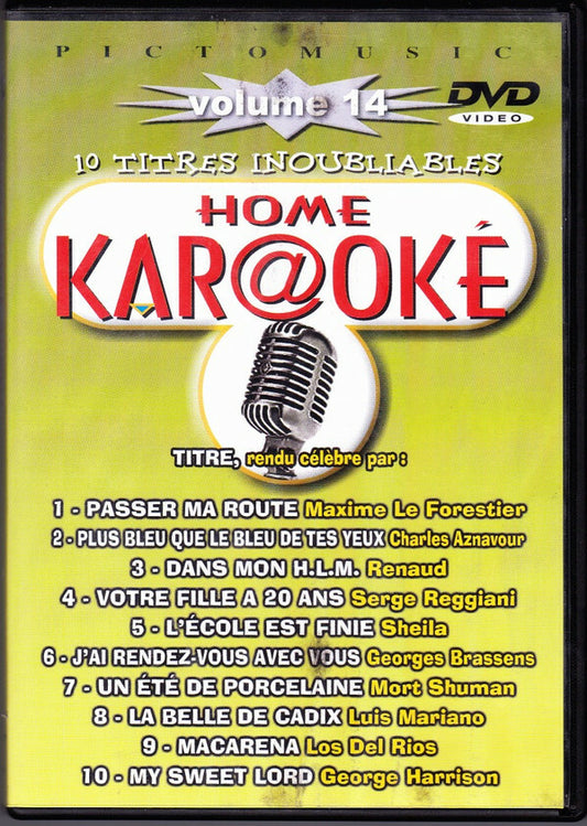 Home karaoké Volume 14 - Unknown Artist - DVD
