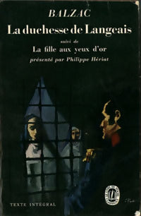 La duchesse de Langeais / La fille aux yeux d'or - Honoré De Balzac - Livre