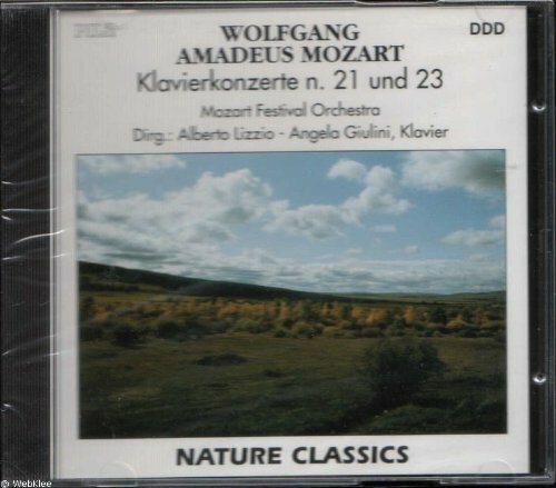 Wolfgang Amadeus Mozart : Klavierkonzert No . 21 + 23 -  - CD