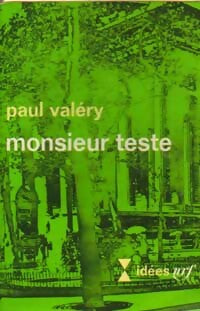 Monsieur Teste - Paul Valéry - Livre