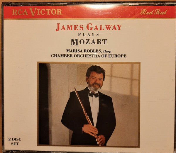 James Galway, Marisa Robles, The Chamber Orchestra Of Europe - James Galway Plays Mozart - James Galway, Marisa Robles, The Chamber Orchestra Of Europe - CD