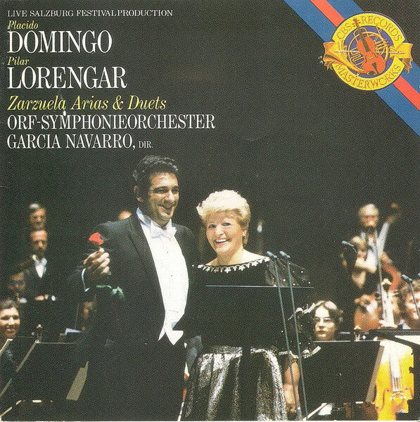 Placido Domingo, Pilar Lorengar, ORF Symphonieorchester Dir. Garcia Navarro - Zarzuela Arias & Duets - Placido Domingo, Pilar Lorengar, ORF Symphonieorchester Dir. Garcia Navarro - CD