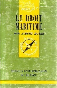 Le droit maritime - Albert Boyer - Livre