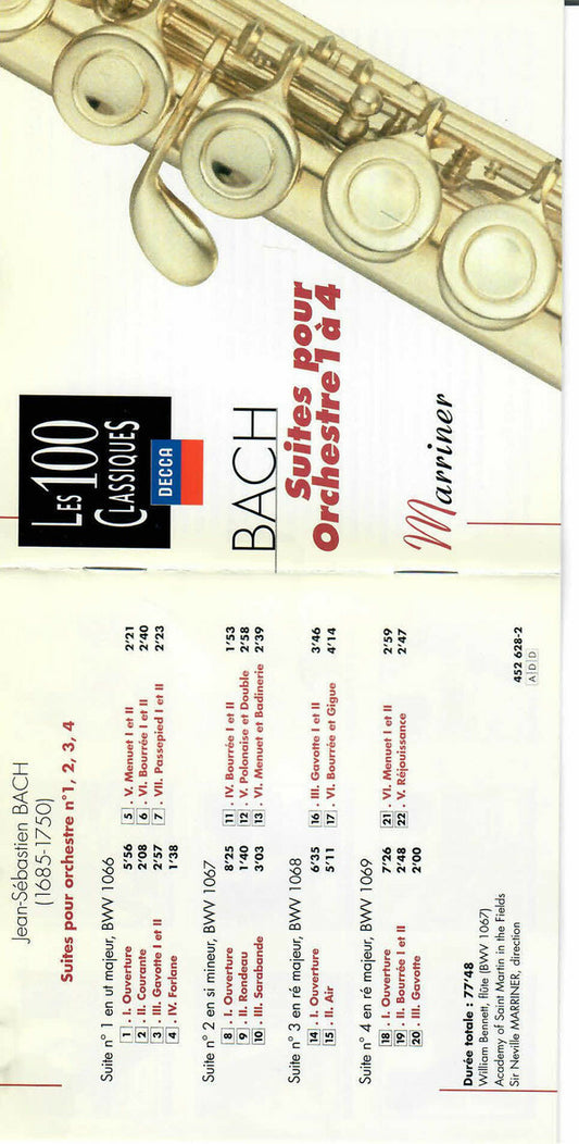 Johann Sebastian Bach - Las 4 Suites Orquestales - Johann Sebastian Bach - CD