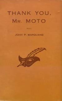 Thank you, Mr Moto - John P. Marquand - Livre