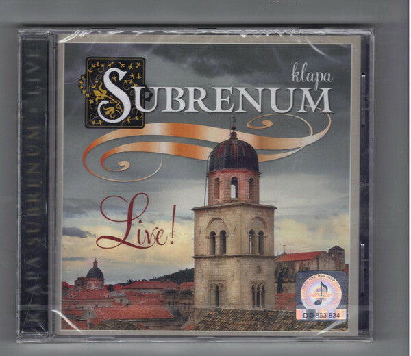 Klapa Subrenum - Live! - Klapa Subrenum - CD