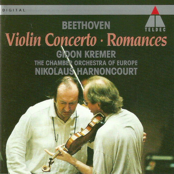 Beethoven*, Gidon Kremer, The Chamber Orchestra Of Europe, Nikolaus Harnoncourt - Violin Concerto ? Romances - Beethoven, Nikolaus Harnoncourt, The Chamber Orchestra Of Europe, Gidon Kremer - CD