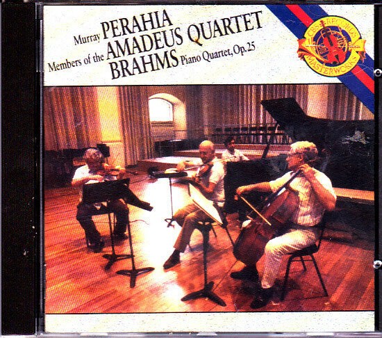 Brahms*, Murray Perahia , Members Of The Amadeus Quartet* - Quartet For Piano And Strings In G Minor, Op. 25 - Brahms, Murray Perahia, Members Of The Amadeus Quartet - CD