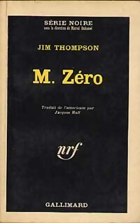 Monsieur Zéro - Jim Thompson - Livre