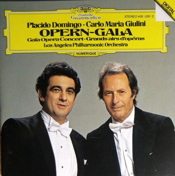 Placido Domingo, Carlo Maria Giulini, Los Angeles Philharmonic* - Opern-Gala - Los Angeles Philharmonic, Placido Domingo, Carlo Maria Giulini - CD