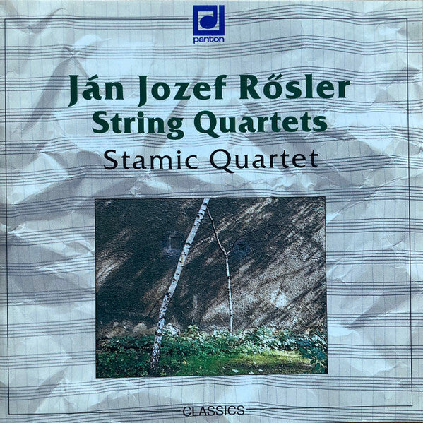 Jan Josef Rösler - Stamic Quartet - String Quartets Op. 6 - Jan Josef Rösler - CD