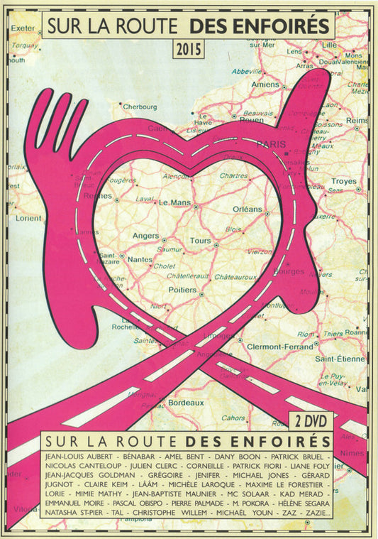 Les Enfoirés - Sur La Route Des Enfoirés 2015 - Les Enfoirés - DVD