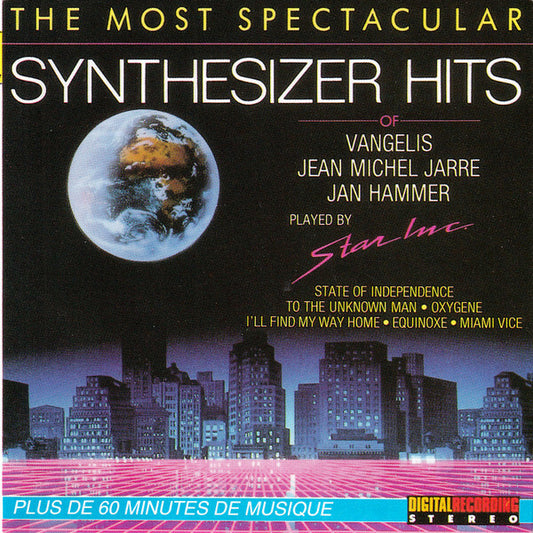 Star Inc. - The Most Spectacular Synthesizer Hits Of Vangelis, Jean Michel Jarre & Jan Hammer - Vangelis, Jean Michel Jarre, Jan Hammer - CD