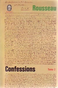 Les confessions Tome II - Jean-Jacques Rousseau - Livre