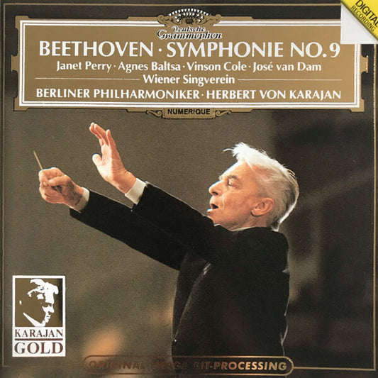 Beethoven, Janet Perry, Agnes Baltsa, Vinson Cole, José van Dam, Wiener Singverein, Berliner Philharmoniker, Herbert von Karajan - Symphonie No. 9 - Beethoven, Vinson Cole, Jose Van Dam, Herbert Von Karajan, Berliner Philharmoniker, Janet Perry, Agnes Baltsa, Wiener Singverein - CD