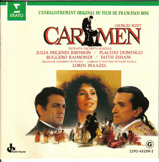 Julia Migenes Johnson / Placido Domingo / Ruggero Raimondi / Faith Esham ? Orchestre National De France / Ch?ur* Et Maîtrise De Radio France / Lorin Maazel - Carmen ? Extraits / Excerpts / Auszüge - Ruggero Raimondi, Placido Domingo, Lorin Maazel, Julia Migenes Johnson, Faith Esham, Orchestre National De France, Choeur Et Maîtrise De Radio France - CD