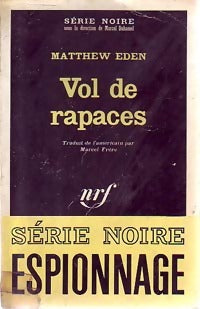 Vol de rapaces - Matthew Eden - Livre