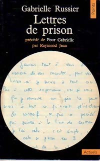Lettres de prison - Gabrielle Russier - Livre