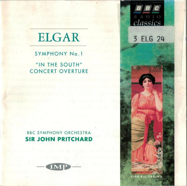 Elgar - Bbc symphony orchestra, sir John Pritchard - symphony no. 1 - In the south concert overture - Elgar - CD