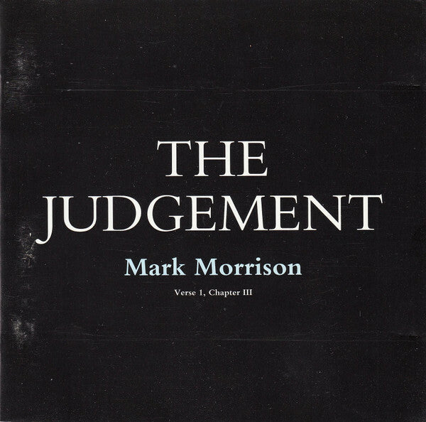 Mark Morrison - The Judgement (Verse 1, Chapter Iii) - Mark Morrison - CD