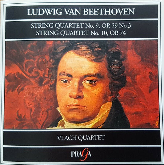 Ludwig van Beethoven, Vlach Quartet - String Quartet No.9, Op.59 No.3; String Quartet No.10 Op.74 - Ludwig van Beethoven, Vlach Quartet - CD