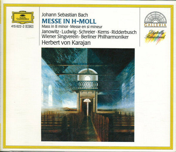 Johann Sebastian Bach - Janowitz, Ludwig, Schreier, Kerns, Ridderbusch, Wiener Singverein, Berliner Philharmoniker, Herbert von Karajan - ,Messe En Si Mi - Johann Sebastian Bach, Herbert Von Karajan - CD