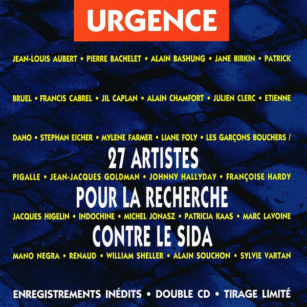 Urgence, 27 Artistes Pour La Recherche Contre Le Sida - Collectif - CD