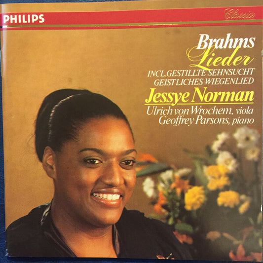 Brahms - Jessye Norman, Geoffrey Parsons, Ulrich von wrochem - lieder - Brahms - CD