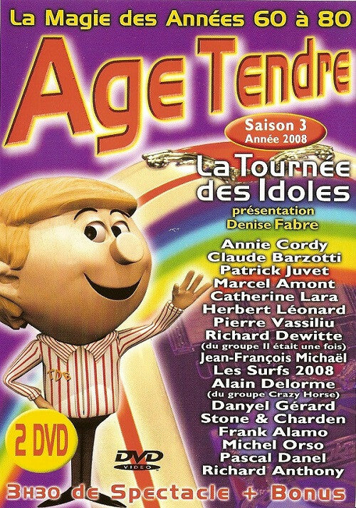 Various - Age Tendre... La Tournée Des Idoles Vol.3 - Collectif - DVD