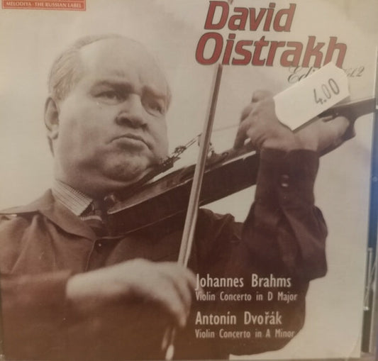 David Oistrach, Johannes Brahms - Antonín Dvo?ák - David Oistrakh Edition Vol. 2, Brahms Violin Concerto In D Major, Dvorak Violin Concerto In A Minor - Johannes Brahms, David Oistrach - CD