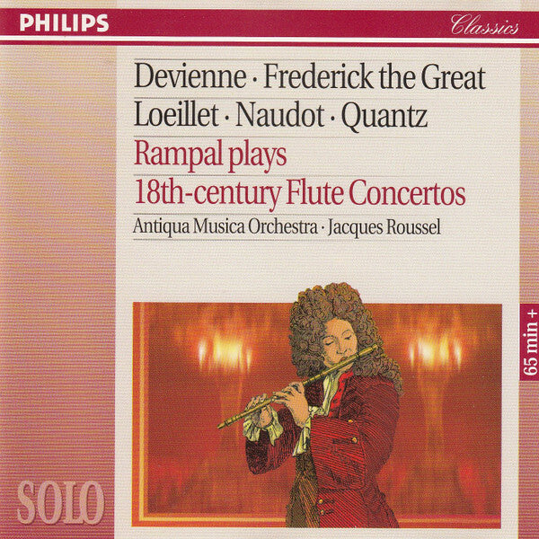 Rampal, Devienne, Frederick the Great, Loeillet, Naudot, Quantz - 18th-Century Flute Concertoes - Rampal, Devienne, Loeillet, Naudot, Quantz, Frederick the Great - CD
