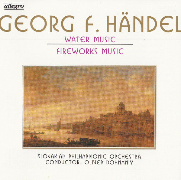 Händel - Water Music - Fireworks Music - Georg F. Händel - CD