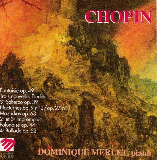 Chopin - Fantaisie op.49, trois nouvelles etudes, nocturnes op9, 2, op27, 1. - Inger Södergren - CD