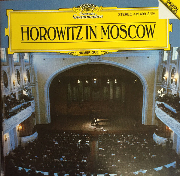 Horowitz - Horowitz in moscow - Horowitz - CD