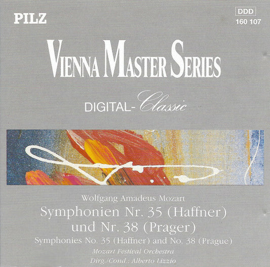 Wolfgang Amadeus Mozart - Mozart festival orchestra , alberto lizzio - Symphonien nr. 35 und nr. 38 - Wolfgang Amadeus Mozart - CD