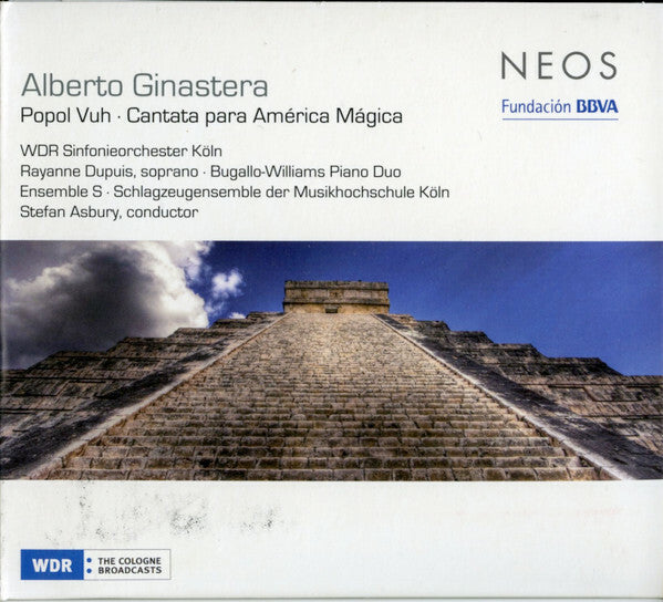Alberto Ginastera, Wdr Sinfonieorchester Köln - Popul vuh . Cantata para américa mágica - Alberto Ginastera, Wdr Sinfonieorchester Köln - CD