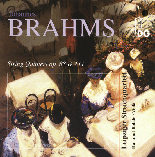 Johannes Brahms - Leipziger Streichquartett, Hartmut Rohde - String Quintets Op. 88 & 11 - Johannes Brahms - CD
