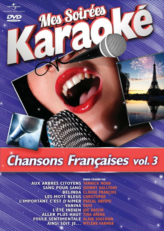 Mes soirées karaoké chansons françaises Volume 3 - Inconnu - DVD