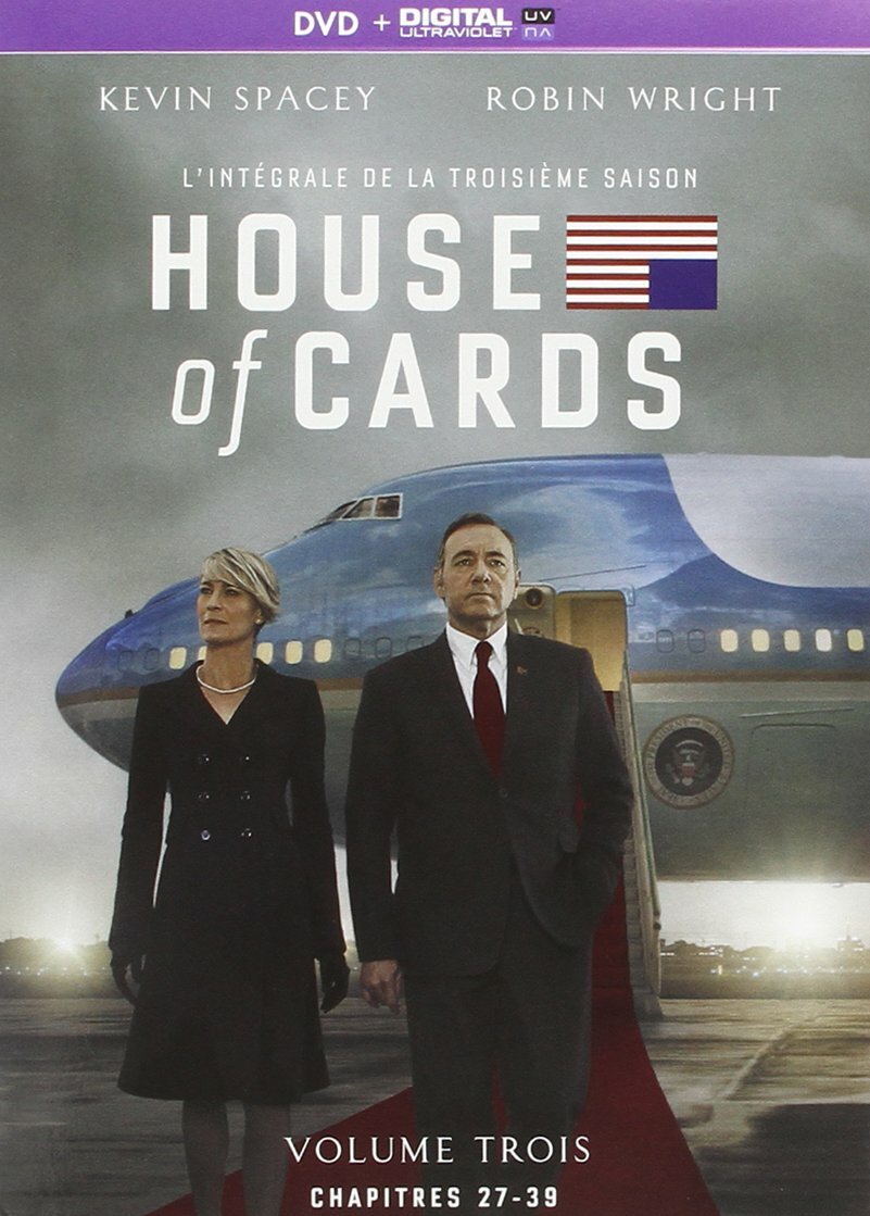 House of cards Saison 3 - Agnieszka Holland, John David Coles, James Foley, Robin Wright, Tucker Gates, John Dahl - DVD