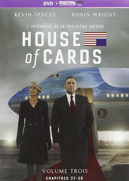 House of cards Saison 3 - Agnieszka Holland, John David Coles, James Foley, Robin Wright, Tucker Gates, John Dahl - DVD