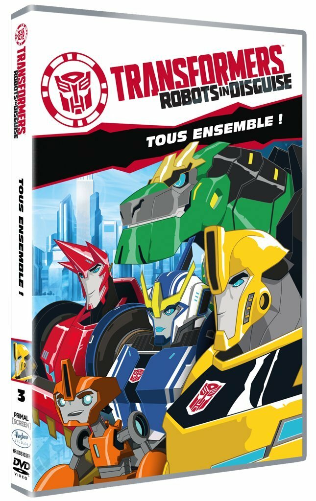 Transformers : Robots in disguise Vol. 3 : Tous ensemble - David Hartman, Frank Marino, Scooter Tidwell, Todd Waterman, Vinton Heuck - DVD