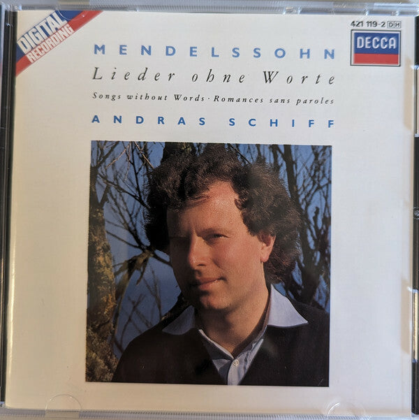 Mendelssohn*, Andras Schiff* - Lieder Ohne Worte = Songs Without Words = Romances Sans Paroles - Mendelssohn, András Schiff - CD