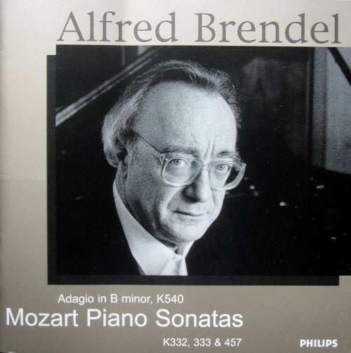 Mozart* - Alfred Brendel - Piano Sonatas K332, 333 & 457, Adagio In B Minor K540 - Mozart - CD