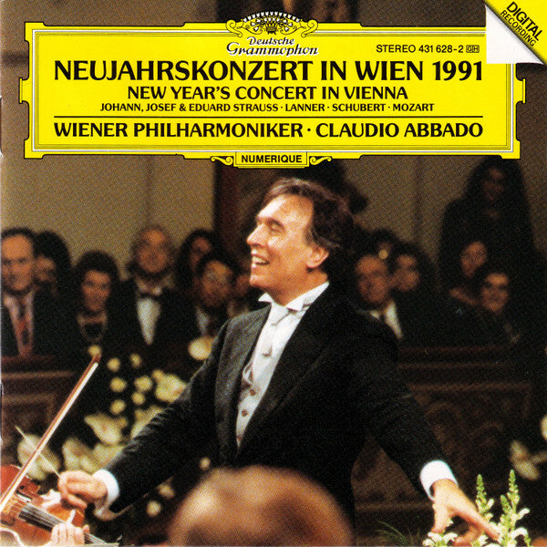 Wiener Philharmoniker, Claudio Abbado - Neujahrskonzert In Wien 1991 = New Year's Concert In Vienna - Wiener Philharmoniker, Claudio Abbado - CD