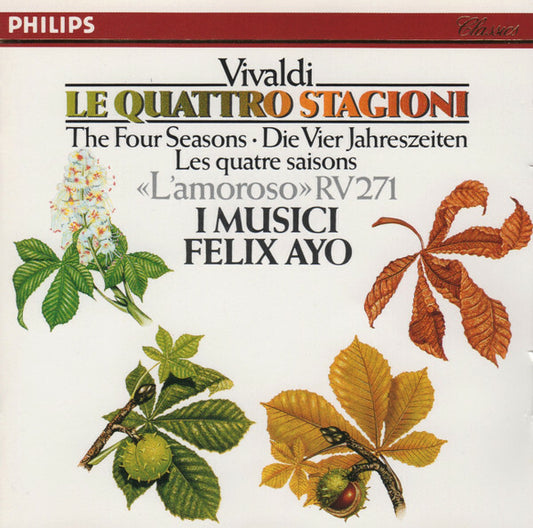 Vivaldi, I Musici, Félix Ayo - Le quattro stagioni = the four seasons = die vier jahreszeiten - Vivaldi, I Musici, Félix Ayo - CD