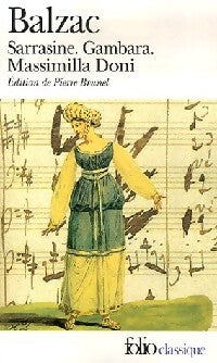 Sarrasine / Gambara / Massimilla Doni - Honoré De Balzac - Livre