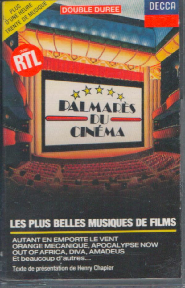 Palmarès du cinéma - Les plus grandes musiques de films - Collectif - Cassette