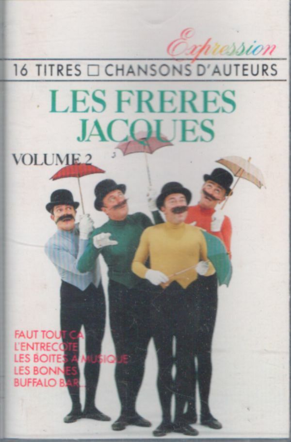 Les Frères Jacques Vol 2 - Les Freres Jacques - Cassette
